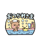 ♡ラブリーな女の子と動物たちのスタンプ♡（個別スタンプ：3）