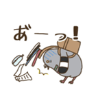 ネコとハト2（個別スタンプ：3）