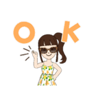 海で楽しもう（個別スタンプ：1）