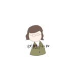 伊達メガネ女子の日常（個別スタンプ：17）