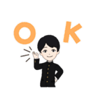男子学生@morichan（個別スタンプ：1）