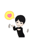 男子学生@morichan（個別スタンプ：15）