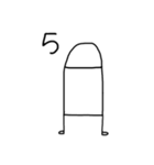 ケシゴムの絵描き歌（個別スタンプ：5）