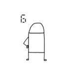 ケシゴムの絵描き歌（個別スタンプ：6）