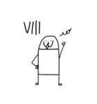 ケシゴムの絵描き歌（個別スタンプ：8）