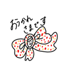 ドット柄のおえかき（個別スタンプ：10）
