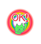 虹と猫（個別スタンプ：4）