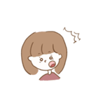 女の子の普段使いスタンプゥ（個別スタンプ：2）