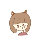 女の子の普段使いスタンプゥ（個別スタンプ：6）