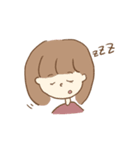女の子の普段使いスタンプゥ（個別スタンプ：8）