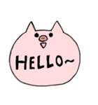 あご文字あにまるず（個別スタンプ：2）