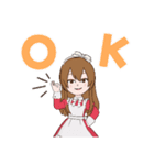 メイド@morichan（個別スタンプ：1）