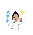 装束のカンナちゃんアバター（個別スタンプ：12）