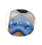 ブルーヒラメ（スライム）（個別スタンプ：5）