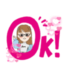 メガネっこスタンプ！＆男子キャラスタンプ（個別スタンプ：1）