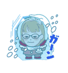 メガネっこスタンプ！＆男子キャラスタンプ（個別スタンプ：5）