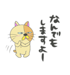 ぶさねこの一言（個別スタンプ：11）