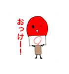 卓球ラケットのラケ太くん（個別スタンプ：7）