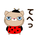 使いやすく見やすい 青い目の猫（敬語)春編（個別スタンプ：22）