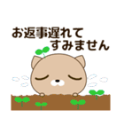 使いやすく見やすい 青い目の猫（敬語)春編（個別スタンプ：34）