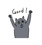 猫の万次郎（個別スタンプ：1）
