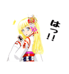 頑張る巫女お姉さん HG2（個別スタンプ：4）
