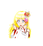 頑張る巫女お姉さん HG2（個別スタンプ：9）
