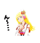 頑張る巫女お姉さん HG2（個別スタンプ：10）