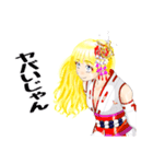 頑張る巫女お姉さん HG2（個別スタンプ：17）