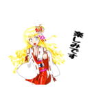 頑張る巫女お姉さん HG2（個別スタンプ：23）