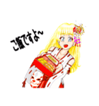頑張る巫女お姉さん HG2（個別スタンプ：27）