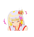 頑張る巫女お姉さん HG2（個別スタンプ：30）