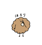 けだまの使いやすいスタンプ（個別スタンプ：25）