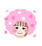 少女に春がきた！（個別スタンプ：5）