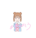 少女に春がきた！（個別スタンプ：6）