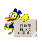 メッセージバーズ 書いてメッセージ（個別スタンプ：13）