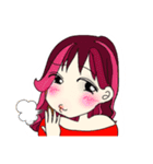 ピンクライフちゃん（個別スタンプ：5）