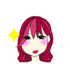 ピンクライフちゃん（個別スタンプ：13）