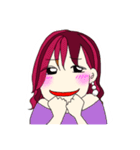 ピンクライフちゃん（個別スタンプ：14）
