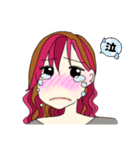 ピンクライフちゃん（個別スタンプ：15）