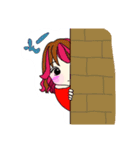 ピンクライフちゃん（個別スタンプ：17）