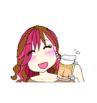 ピンクライフちゃん（個別スタンプ：20）