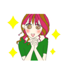 ピンクライフちゃん（個別スタンプ：22）