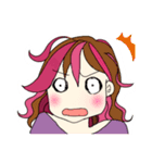 ピンクライフちゃん（個別スタンプ：23）