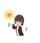 垢抜けた女の子（個別スタンプ：15）