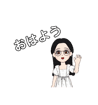 アバタースタンプ     女の子（個別スタンプ：2）
