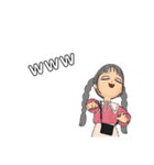 アバタースタンプ     女の子（個別スタンプ：38）