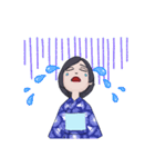和服の私のスタンプ（個別スタンプ：20）