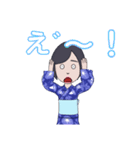 和服の私のスタンプ（個別スタンプ：22）
