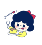 プリン好きな女の子（個別スタンプ：1）